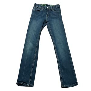 Levi's 511 Kids Classic Indigo Jeans Adjustable straps Straight Leg Size 14 Reg